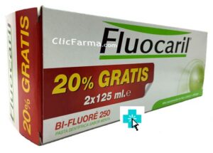 Fluocaril Bi-Fluoré Pasta Dentífrica  Sabor Menta 2 x 125 ml