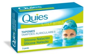 Quies Tapones de Silicona para Natación Adultos