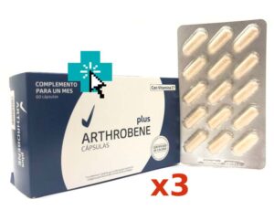 Arthrobene Plus 60 cápsulas x3