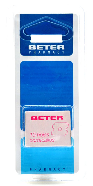 Beter Recambio Cortacallos 10 hojas
