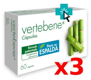 Vertebene 60 cápsulas x3